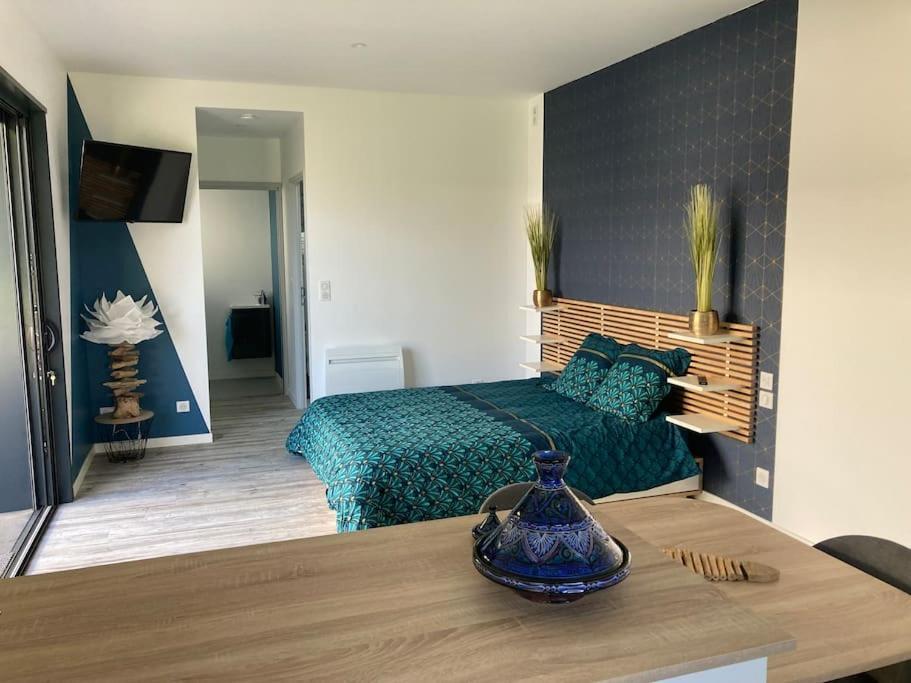 Adorable Studio D'Hote Zen Et Paisible Les Gonds Luaran gambar